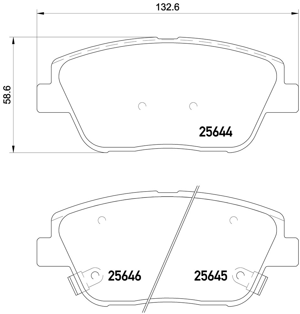 Klocki hamulcowe BREMBO P 30 066