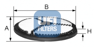 Filtr powietrza UFI 27.274.00