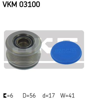 Sprzęgło alternatora SKF VKM 03100