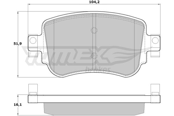 Klocki hamulcowe TOMEX BRAKES TX 17-32