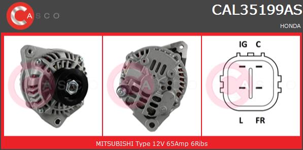 Alternator CASCO CAL35199AS