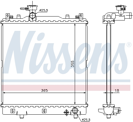 Chłodnica NISSENS 64204