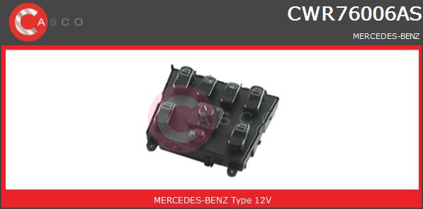 Przełącznik podnośnika szyby CASCO CWR76006AS