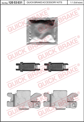 Zestaw naprawczy rozpieracza QUICK BRAKE 120 53 031