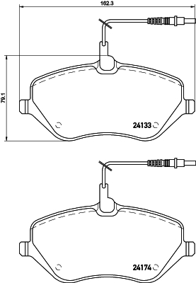 Klocki hamulcowe HELLA 8DB 355 011-491