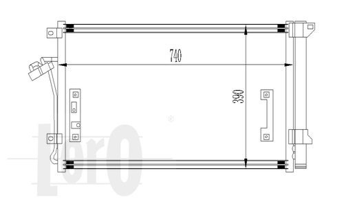 Skraplacz klimatyzacji ABAKUS 003-016-0020