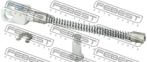 Linka hamulca ręcznego FEBEST 01100-FZJ70R-KIT