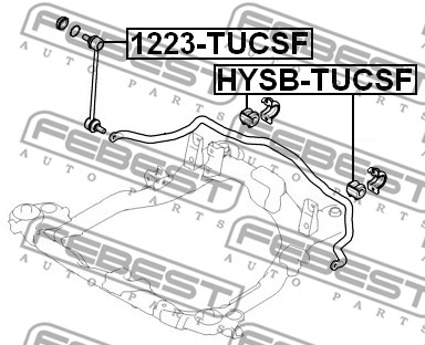 Łącznik stabilizatora FEBEST 1223-TUCSF