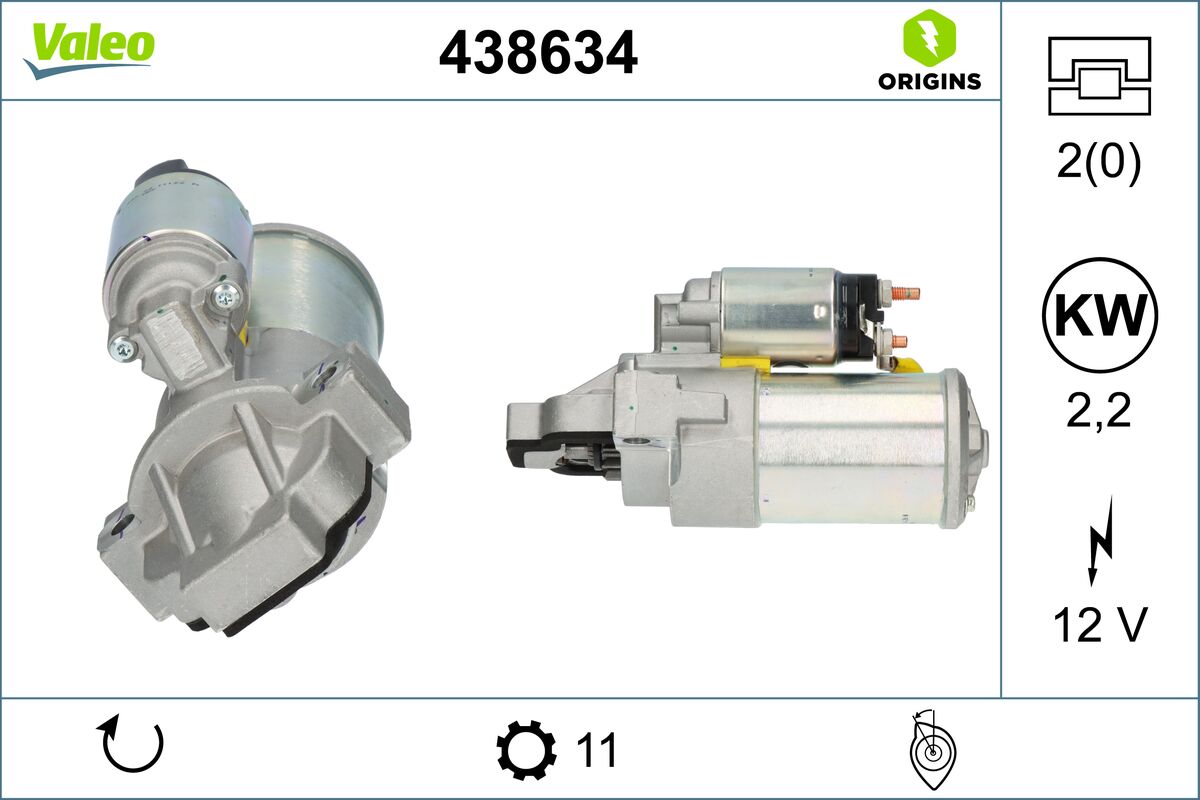 Rozrusznik VALEO 438634