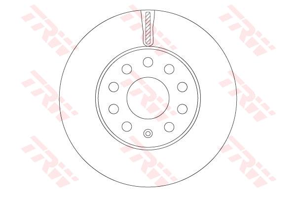 Tarcza hamulcowa TRW DF6903S