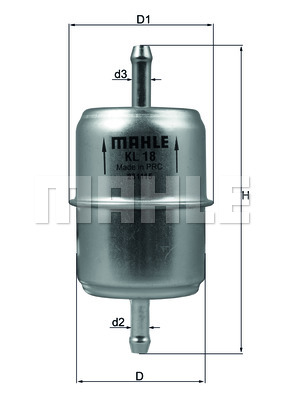 Filtr paliwa KNECHT KL 18 OF