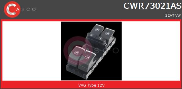 Przełącznik podnośnika szyby CASCO CWR73021AS