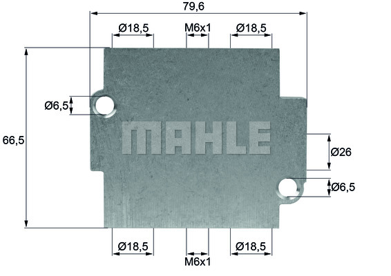 Termostat oleju MAHLE TO 15 80