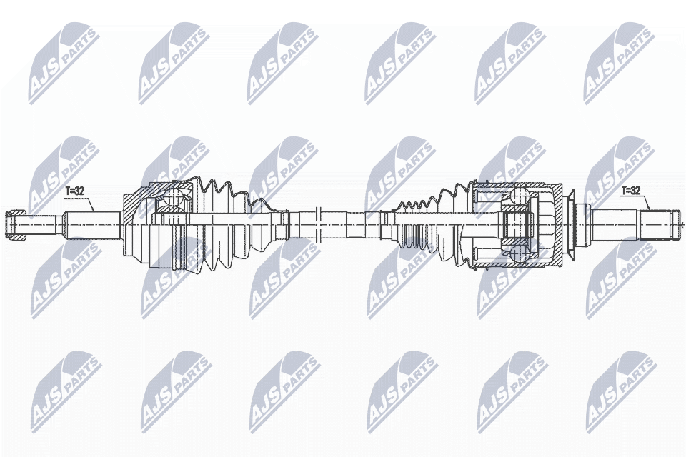 Wał napędowy NTY NPW-CH-126