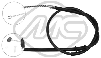 Linka hamulca ręcznego METALCAUCHO 82100