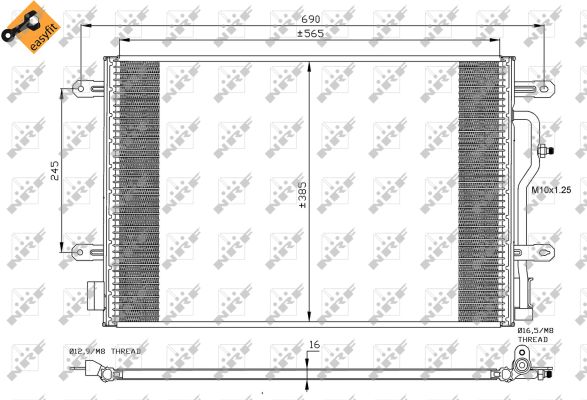 Skraplacz klimatyzacji NRF 35404