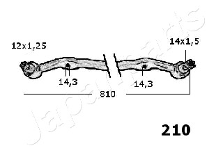 Drążek kierowniczy JAPANPARTS CR-210