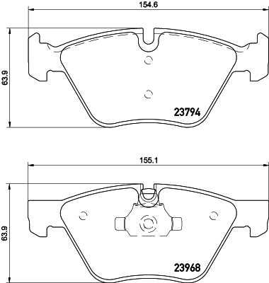 Klocki hamulcowe HELLA 8DB 355 011-321