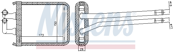 Nagrzewnica NISSENS 77539