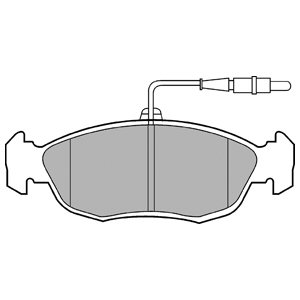 Klocki hamulcowe DELPHI LP793