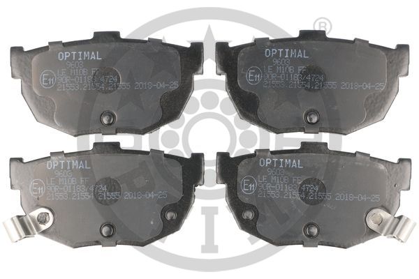 Klocki hamulcowe OPTIMAL BP-09603