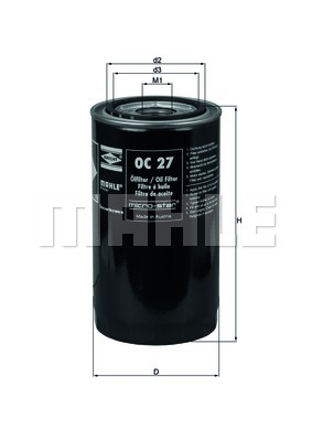 Filtr oleju KNECHT OC 27