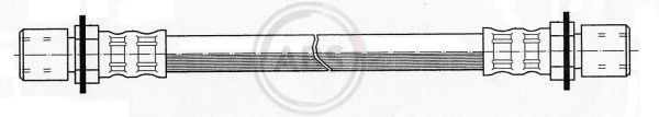 Przewód hamulcowy elastyczny A.B.S. SL 4269