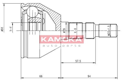 Przegub KAMOKA 6037