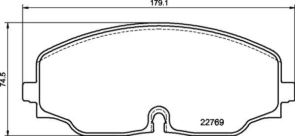 Klocki hamulcowe BREMBO P 85 176