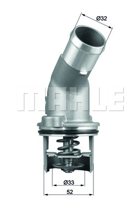 Termostat MAHLE TI 205 92D