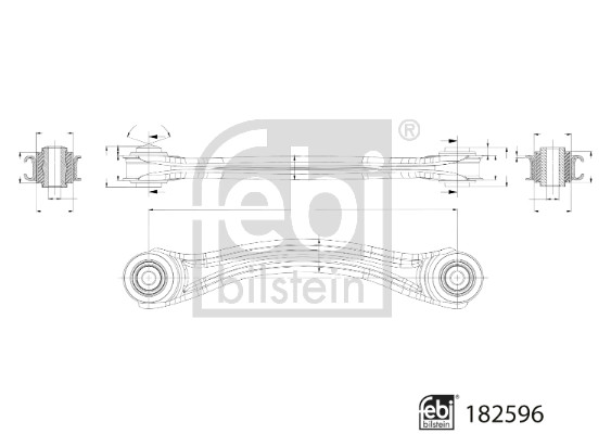 Wahacz, zawieszenie koła FEBI BILSTEIN 182596