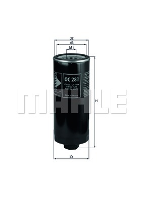 Filtr oleju KNECHT OC 281