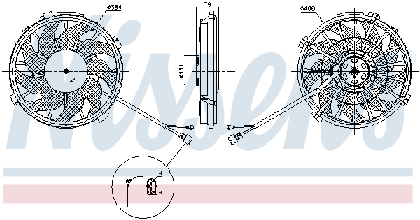 Wentylator NISSENS 85753