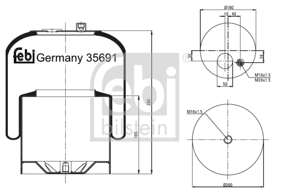 Miech powietrzny FEBI BILSTEIN 35691