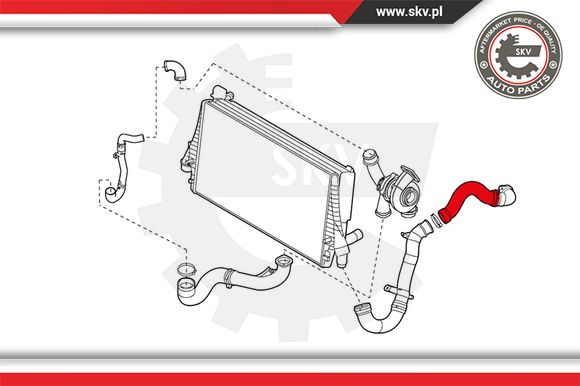 Przewód powietrza doładowującego ESEN SKV 24SKV223