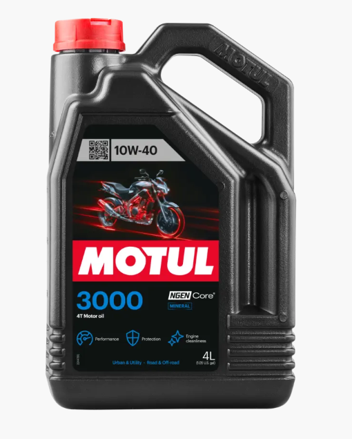 Olej silnikowy MOTUL 3000 10W40 4T 4L