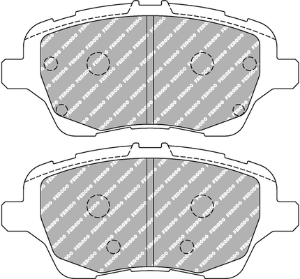 Klocki hamulcowe FERODO RACING FCP4612H