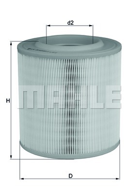 Filtr powietrza MAHLE LX 3143