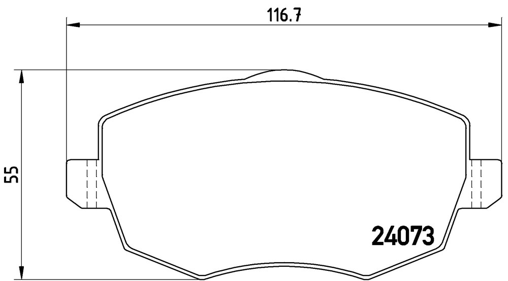 Klocki hamulcowe BREMBO P 23 094