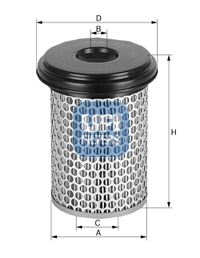 Filtr powietrza UFI 27.A27.00