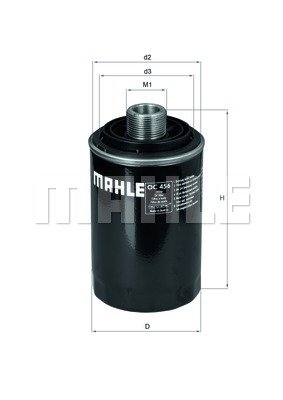 Filtr oleju MAHLE OC 456