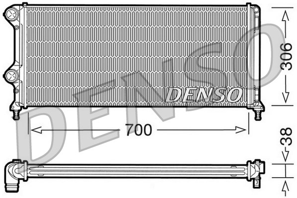Chłodnica DENSO DRM09060