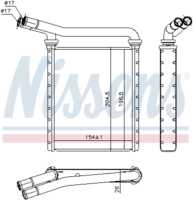 Nagrzewnica NISSENS 707090