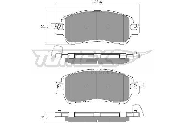 Klocki hamulcowe TOMEX BRAKES TX 18-26