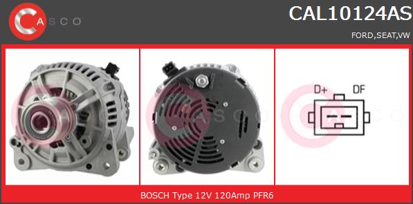 Alternator CASCO CAL10124AS