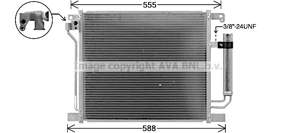 Skraplacz klimatyzacji AVA QUALITY COOLING DN5467D
