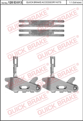 Zestaw naprawczy rozpieracza QUICK BRAKE 120 53 013