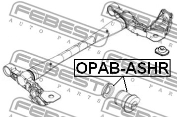 Łożyskowanie  korpusu osi FEBEST OPAB-ASHR
