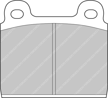 Klocki hamulcowe FERODO RACING FCP11H