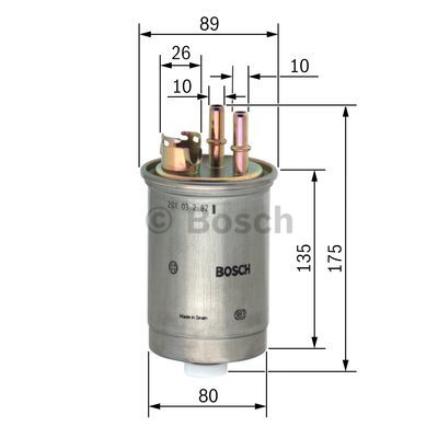 Filtr paliwa BOSCH 0 450 906 357